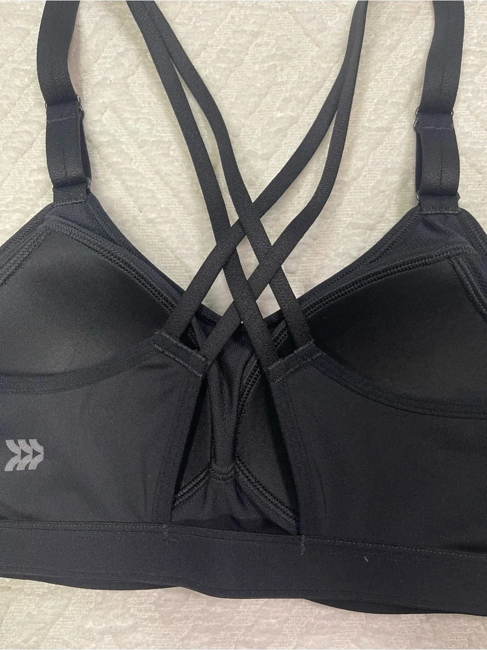 all in motion Black Strappy Sports Bra Size S - Picture 6 of 12